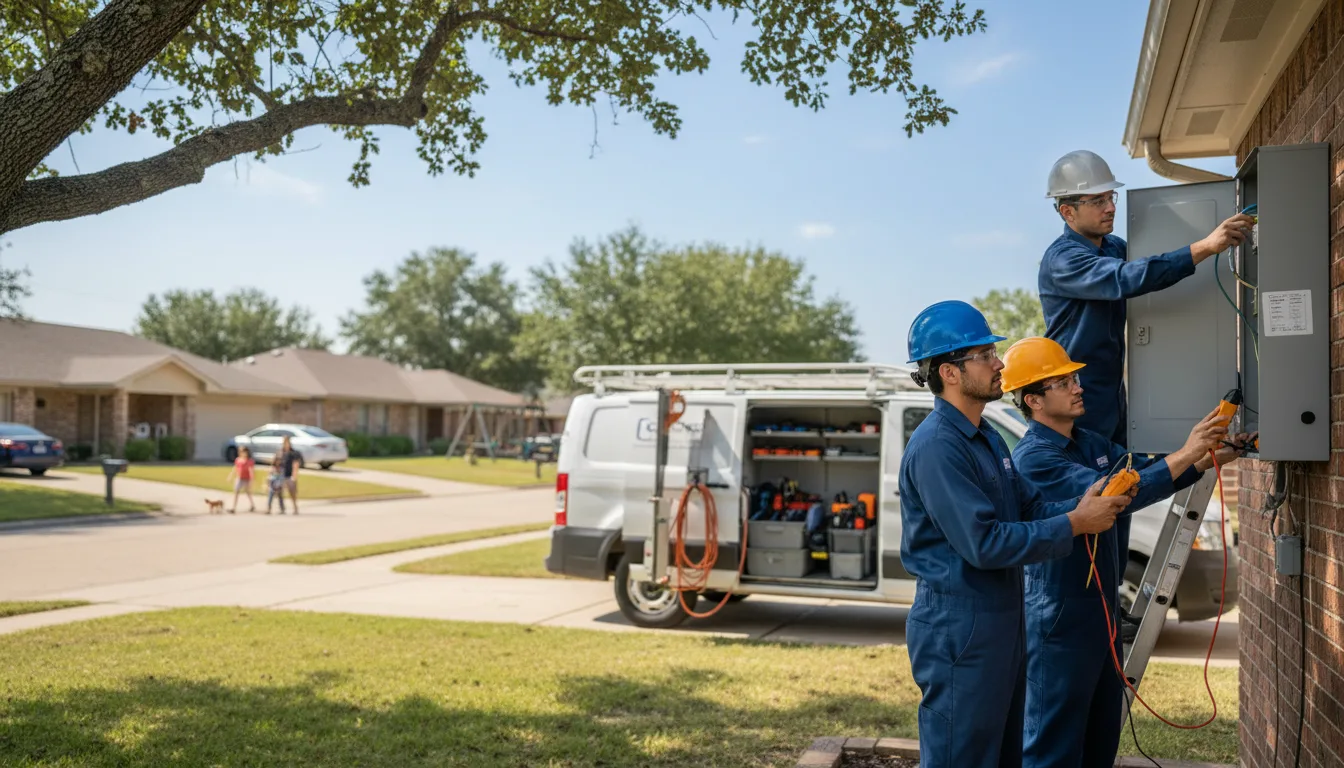 Certified electrician providing emergency electrical services in Livingston, WI